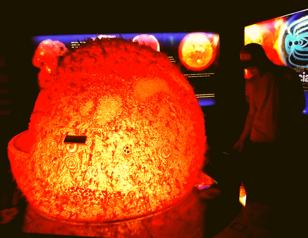 Sessão universo do Museu Catavento. Sistema solar.