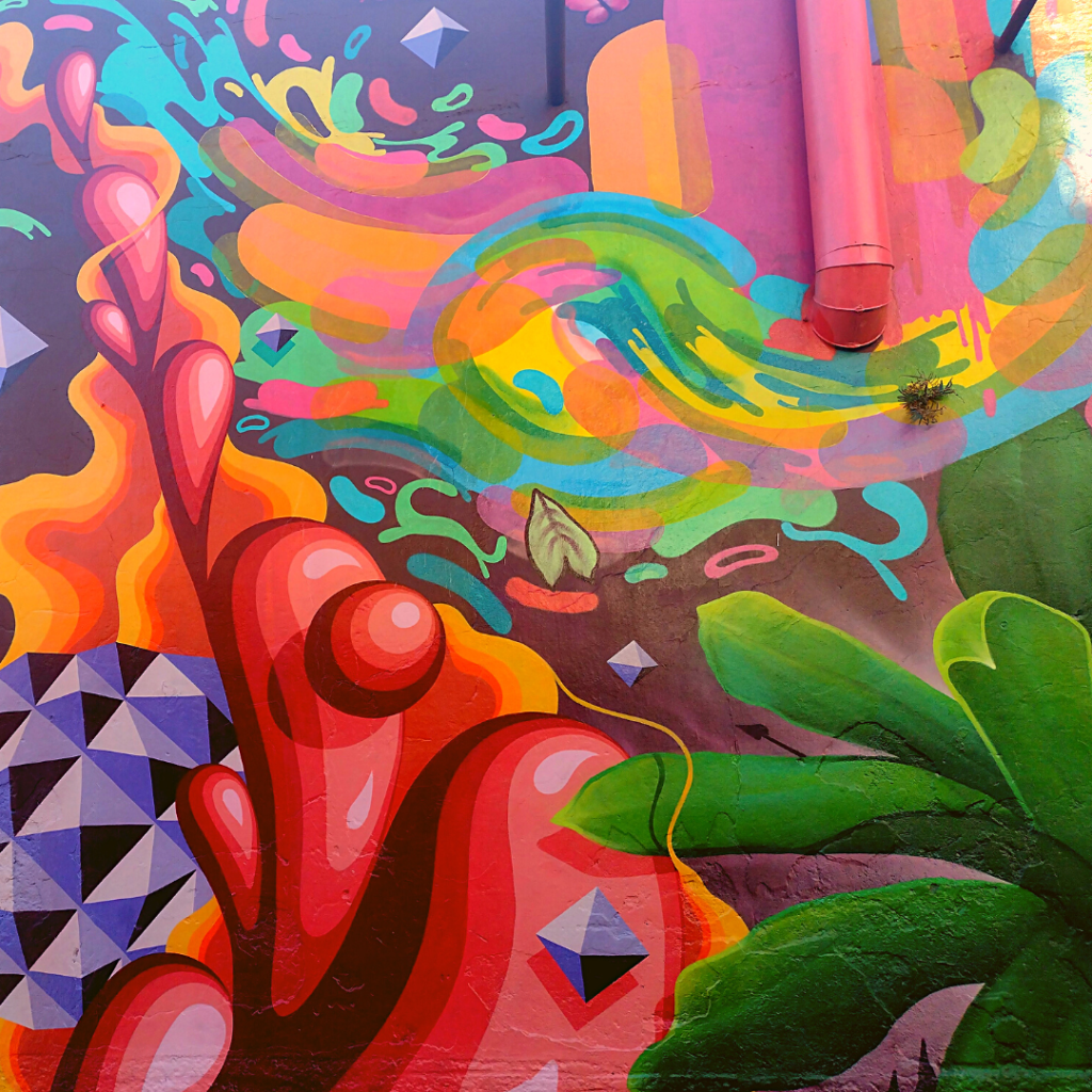 Mural no Beco do Batman em SP.