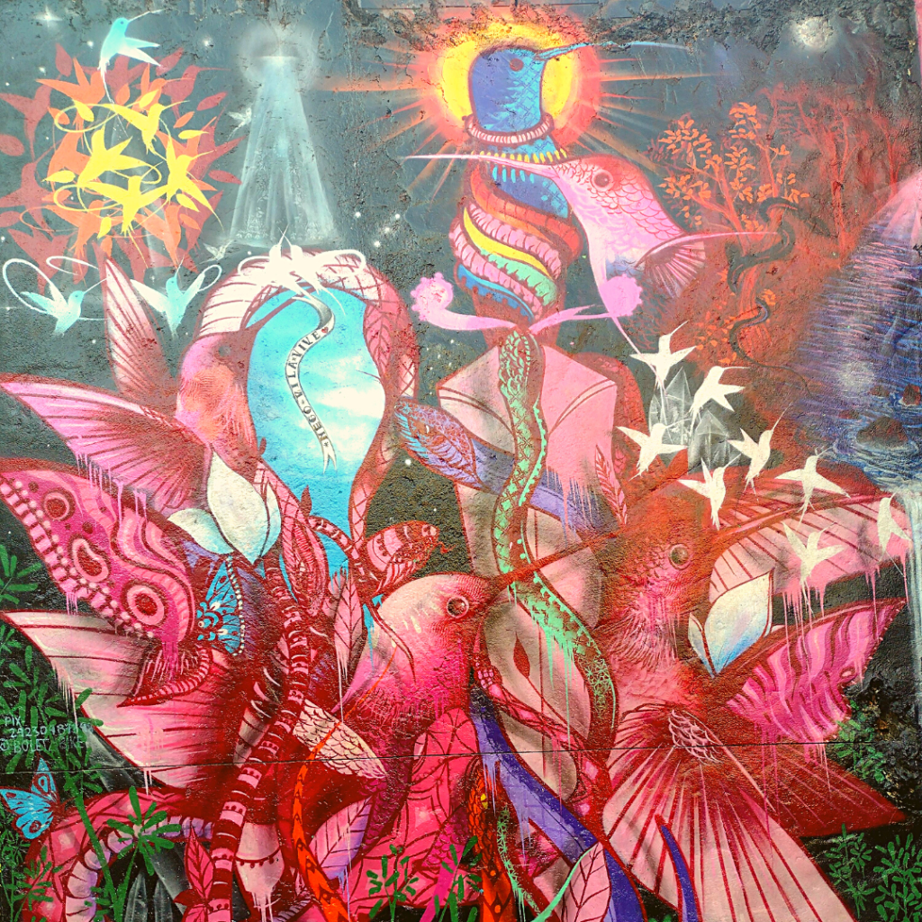 Mural no Beco do Batman em SP.