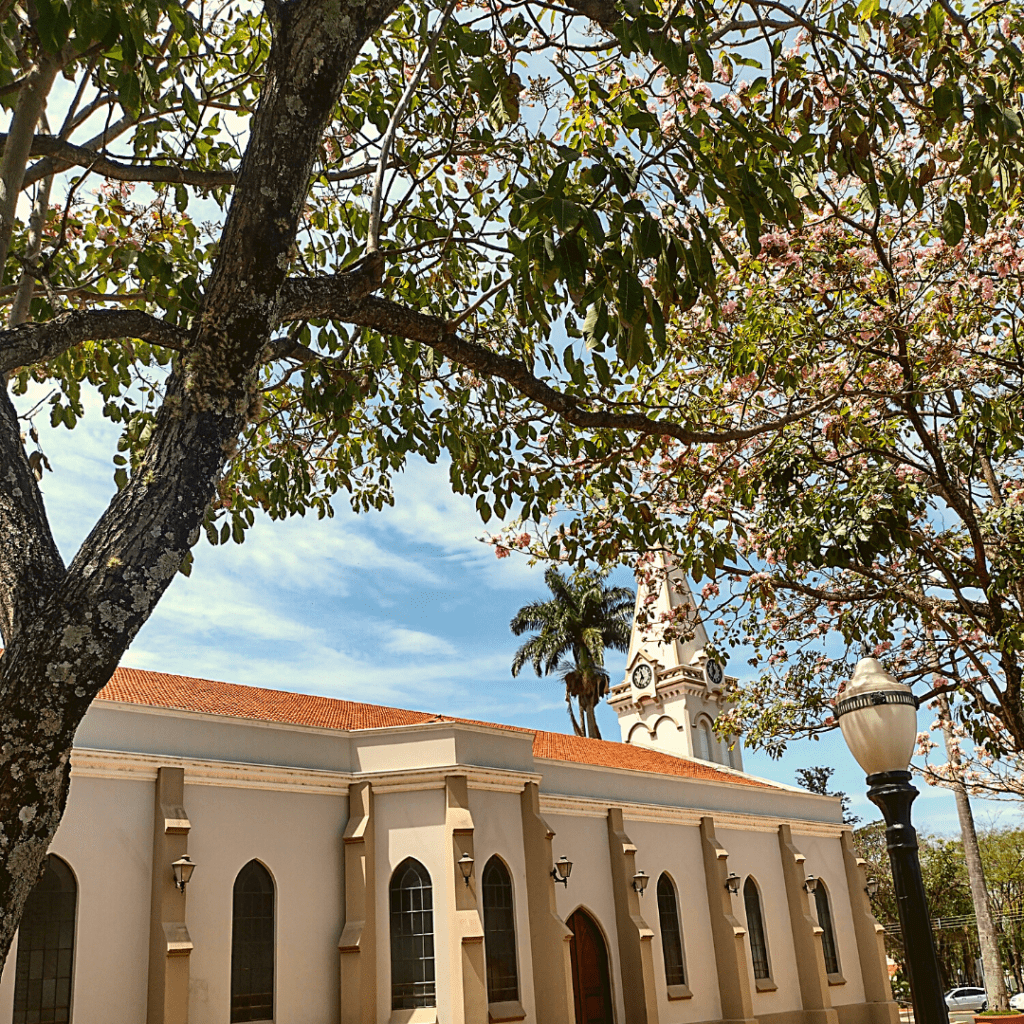 Igreja matriz da cidade de São Pedro/SP
