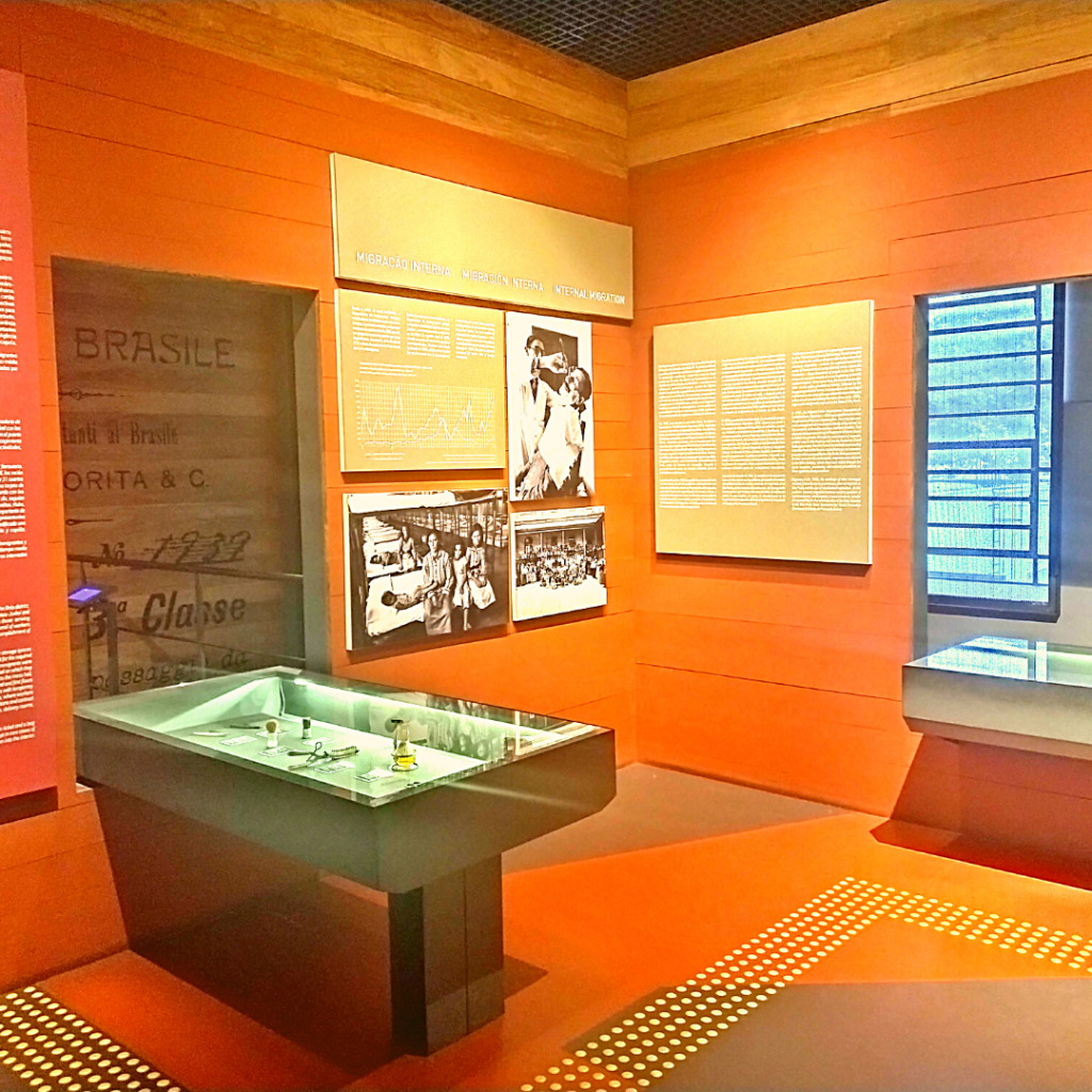 Exposição no Museu da Imigração em SP. 