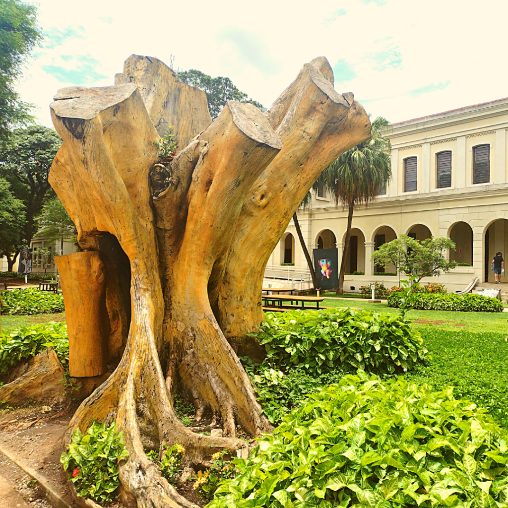 Parte externa do Museu da Imigração.
