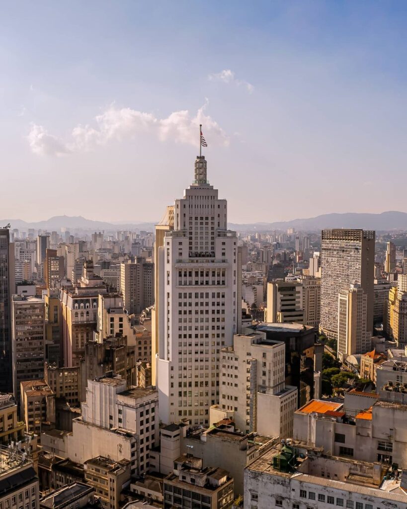 Farol Santander, vista do drone do fotógrafo Dimas Adalberto.