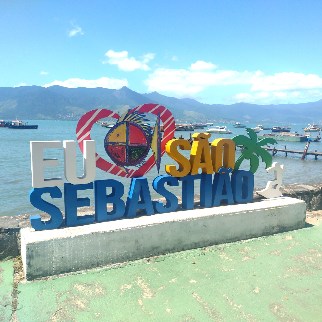 PLACA EU AMO SÃO SEBASTIÃO