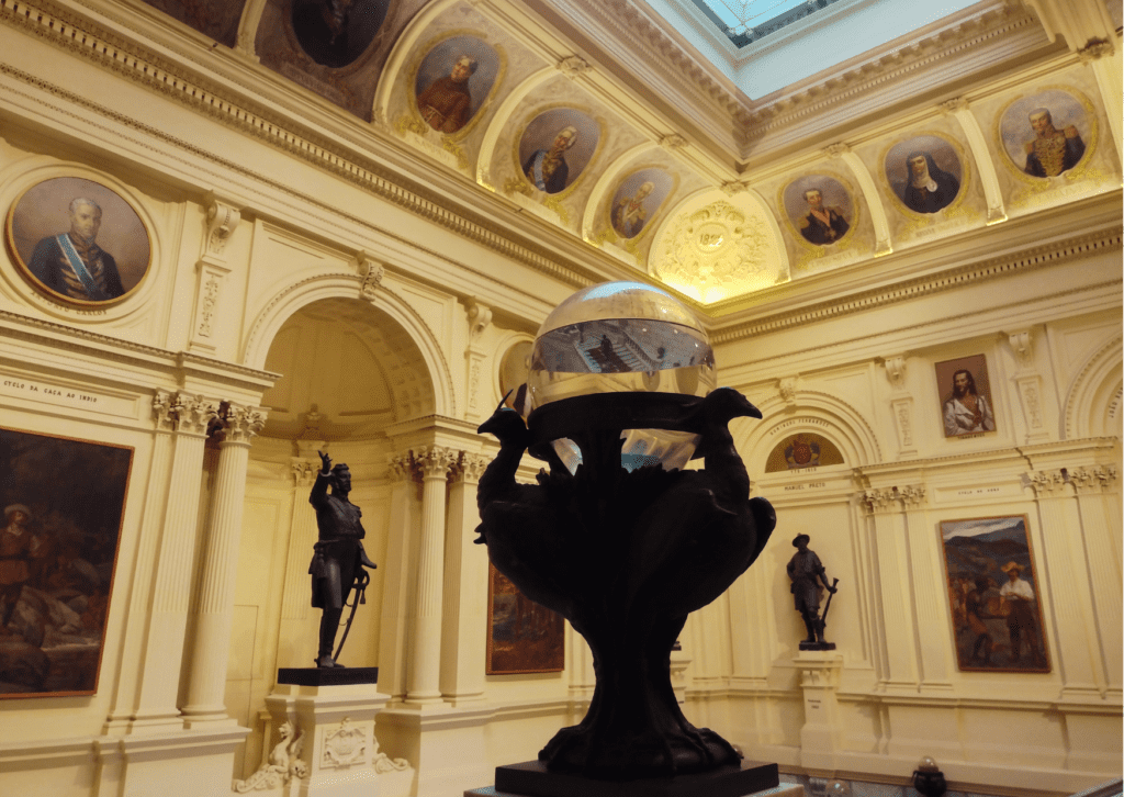 Águas dos rios brasileiros no Museu do Ipiranga