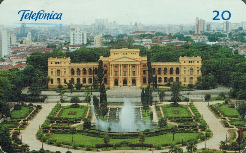 Cartão telefônico Museu do Ipiranga 1999