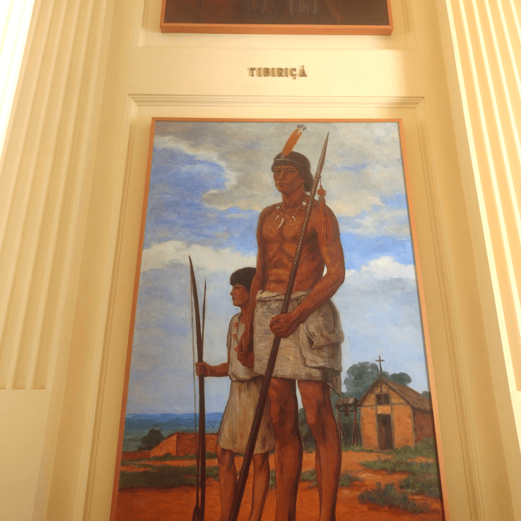Pintura Cacique Tibiriça Museu Paulista