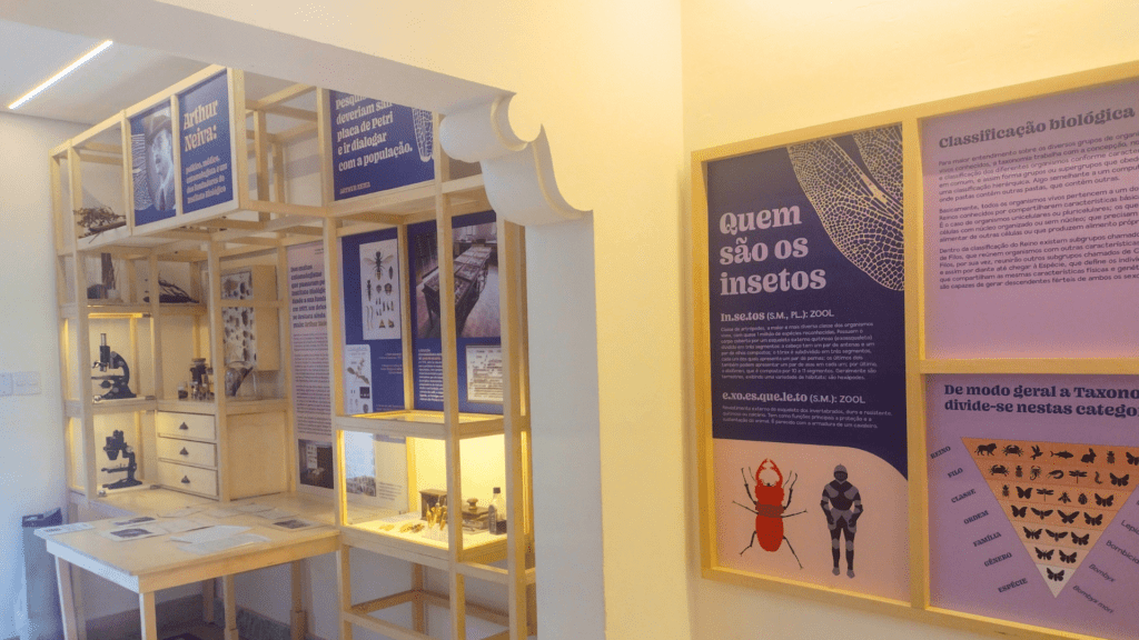 Entrada da exposição Planeta Inseto
